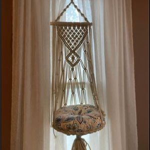 Hand made Hanging pet bed, about 4 feet long